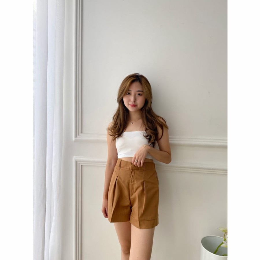 celana pendek highwaist wanita Emily Shorts / Short wanita A002