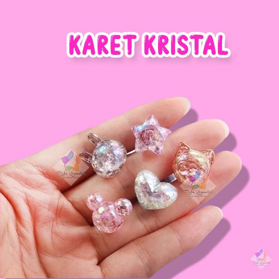 ❤ RATU ❤ Kunciran Rambut Karet Pita | Ikat Rambut Korea | Kuncir Pita | Kuncit Crystal | Mutiara Pita Murah