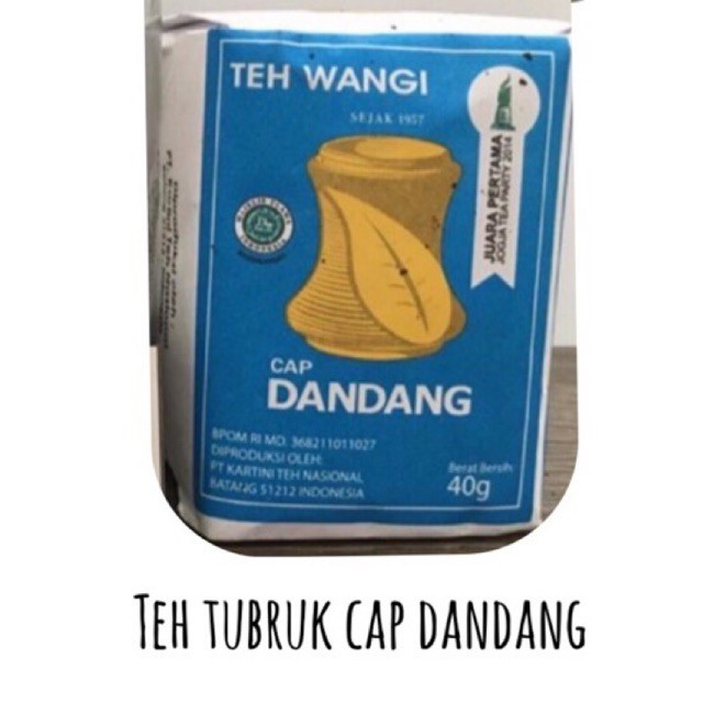 

Teh wangi cap dandang 40g