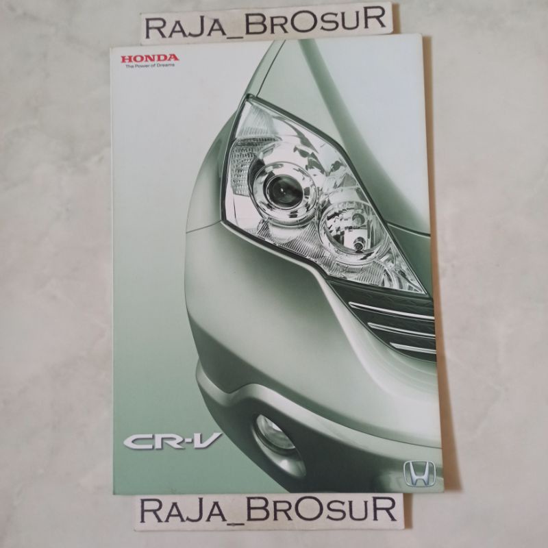 Poster brosur katalog leaflet Honda CRV 2007