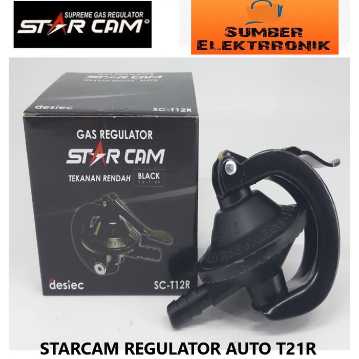 Starcam Regulator Gas  SC-T12 Pengganti SC-23 Tekanan Rendah Meter dan Non Meter free Bubble plus garansi