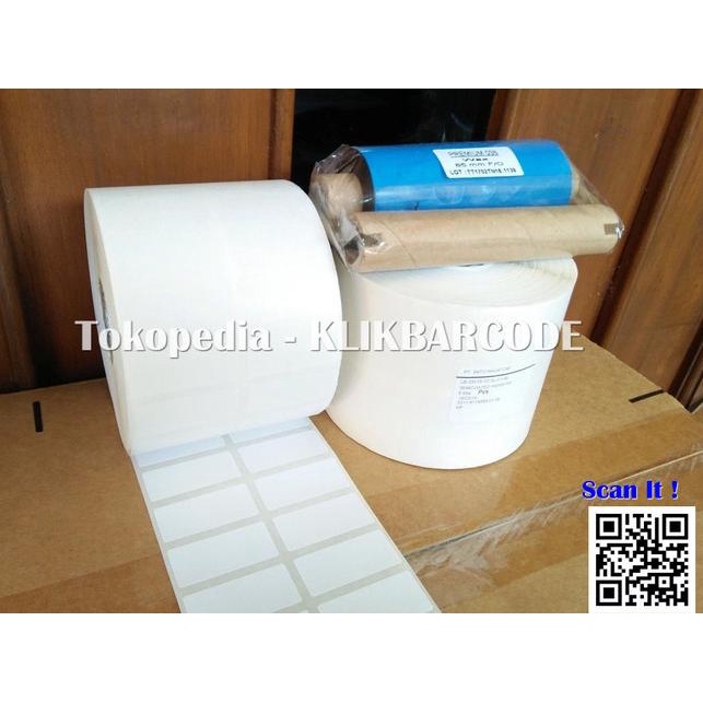 

Terbaru.. PROMO PAKET LABEL BARCODE + RIBBON UNTUK PRINTER SATO CG 408 TT MURAH