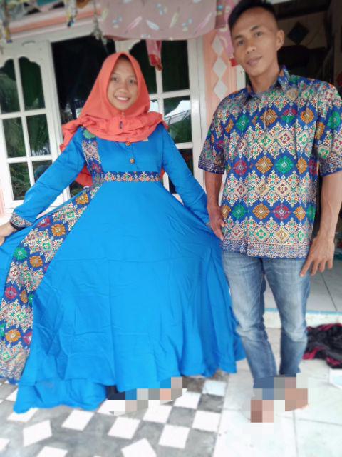 Batik Couple Zara Modern Seragaman Kebaya Gamis Modern Wanit Stelan Batik Setelan Arabella Arabel