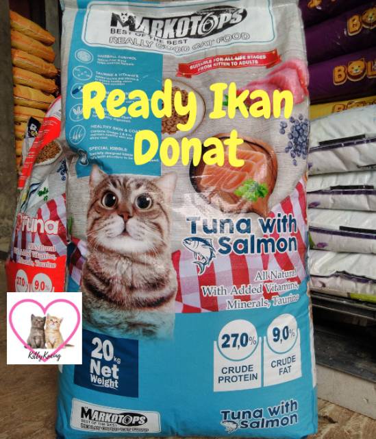 MARKOTOP  Tuna Makanan Kucing 20kg