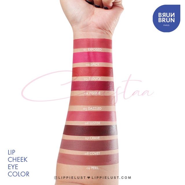 Brunbrun Paris Lip Cheek Eye Color