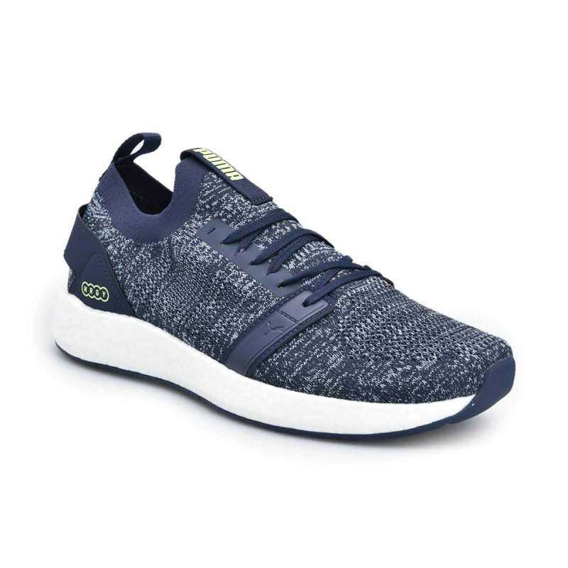 Sepatu Olahraga Pria PUMA Men Training NRGY Neko Engineer Knit Shoes 191097 24 Original - Navy