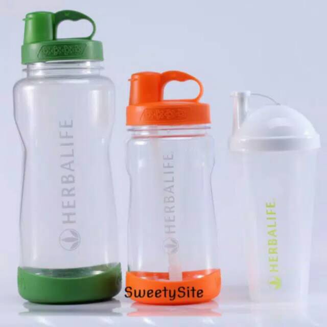 HERBALIFE BOTOL SHAKER DAN SENDOK ORIGINAL