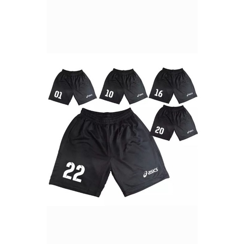 COD celana voli asics badminton futsal sepak bola tenis pakai nomor kolor bulutangkis