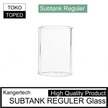 koleksi tabung bahan kaca SUBTANK REGULER Replacemen warna glass bening