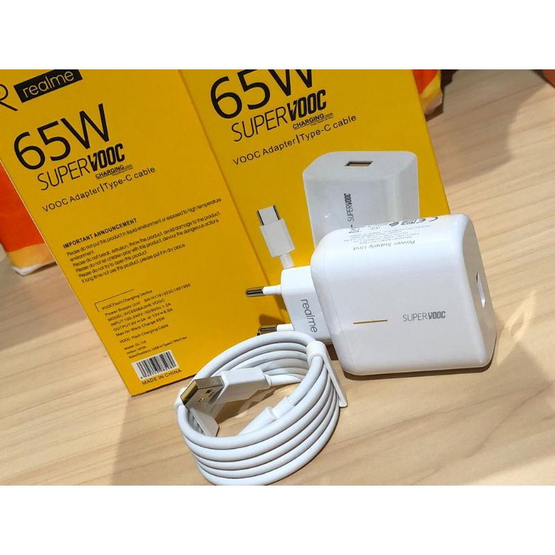 Charger Realme oppo 65W SUPER VOOC original