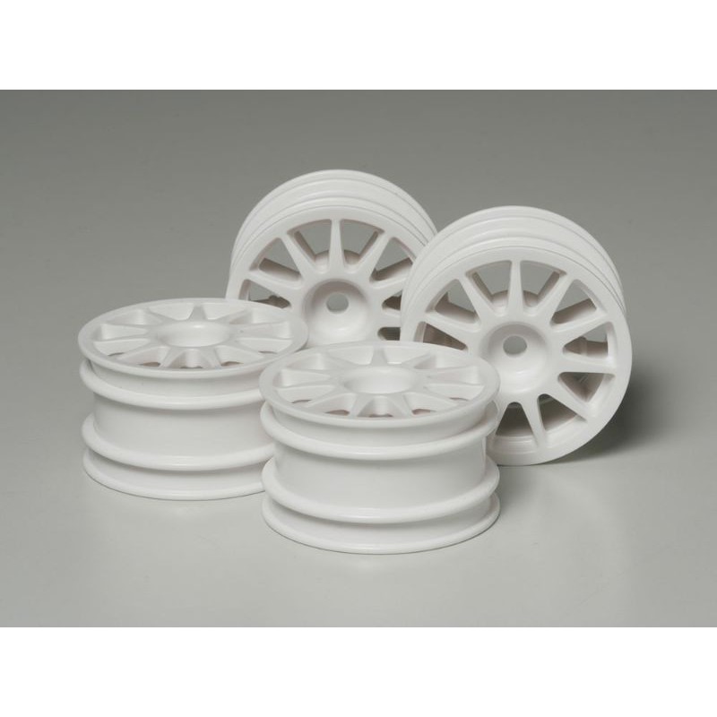 51237 Tamiya RC Spare Parts SP.1237 M Chassis 11 Spoke Wheels (White) 4