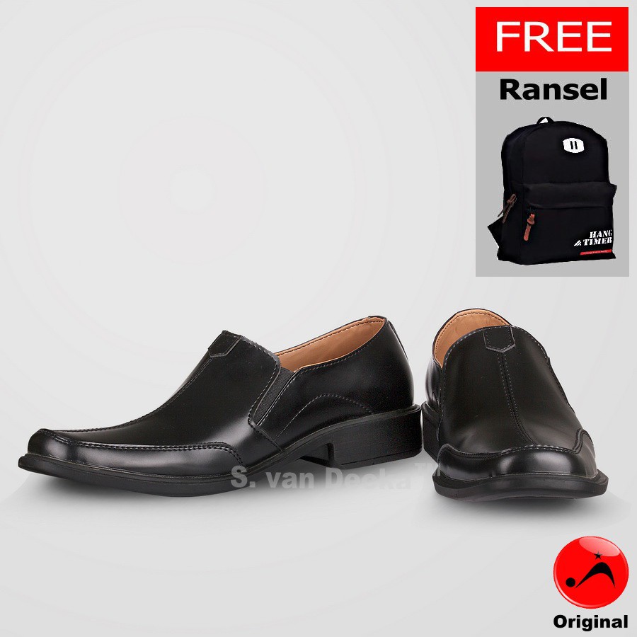 Sepatu Formal Pria S.van Decka R-TK029 + Gratis Tas Ransel