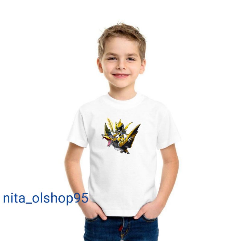 baju anak kaos anak power rangers