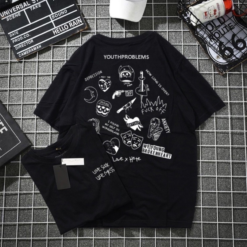 BAJU TSHIRT KAOS DISTRO LOVE SUCK LIVE MESS / ATASAN PRIA / T-SHIRT PRIA