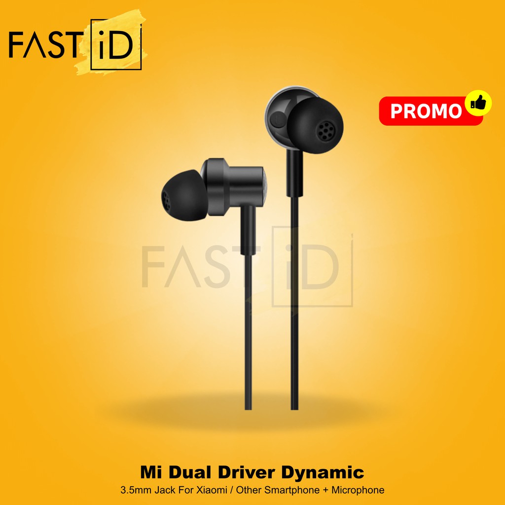 ORIGINAL HEADSET XIAOMI PISTON Hi-Res XIAOMI DUAL DRIVER EARPHONE