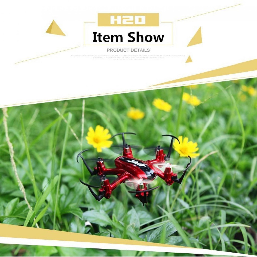 JJRC H20 Mini Drone Hexacopter 6 Axis 2.4G 4CH - Red