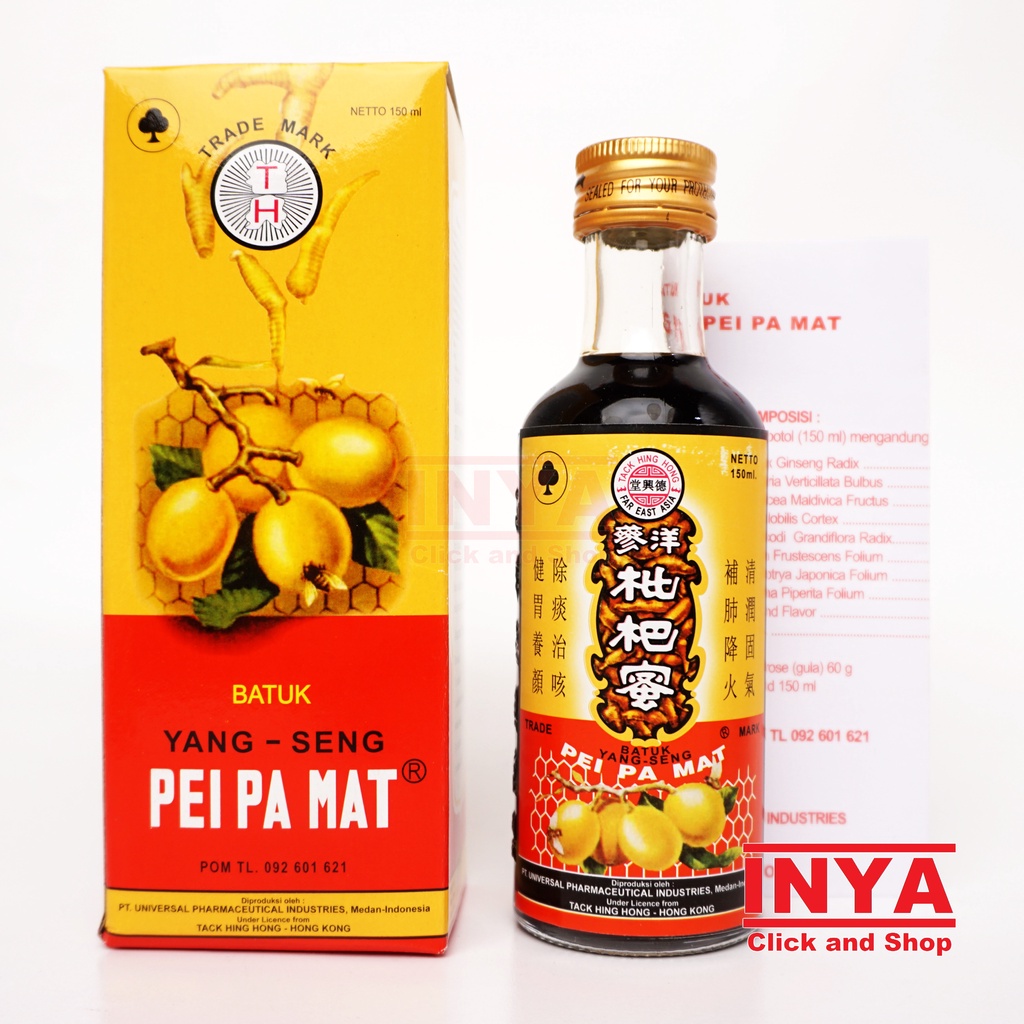 OBAT BATUK YANG SENG PEI PA MAT 150ml