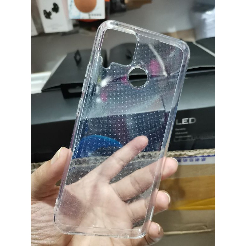 Realme C15 Softcase Silicon Ultrathin Clear Case TPU Casing Bening Cover Transparan