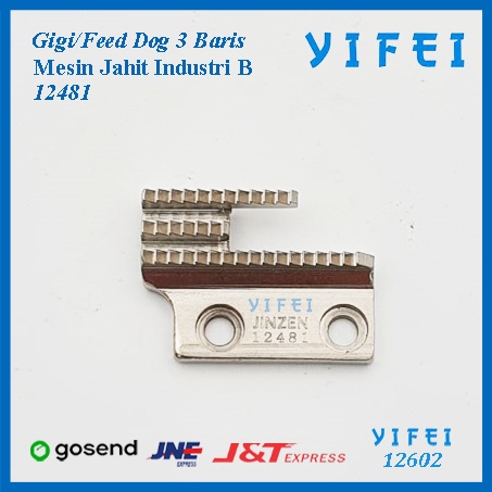 Gigi Feed/Dog Mesin Jahit Industri B/Gigi Jahit 3 baris YIFEI-12602