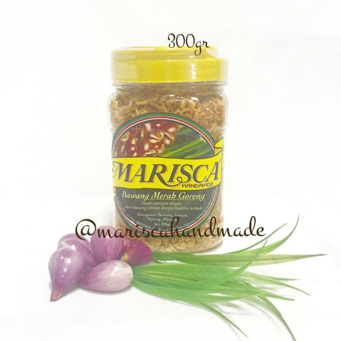 

Bawang Merah Goreng Marisca Handmade toples Large 300 gram