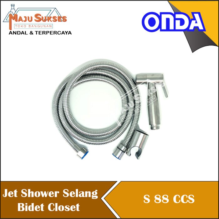 JET SHOWER ONDA CHROME SHOWER CLOSET SPRAY CLOSET HOSE BIDET ONDA S88 JET S88