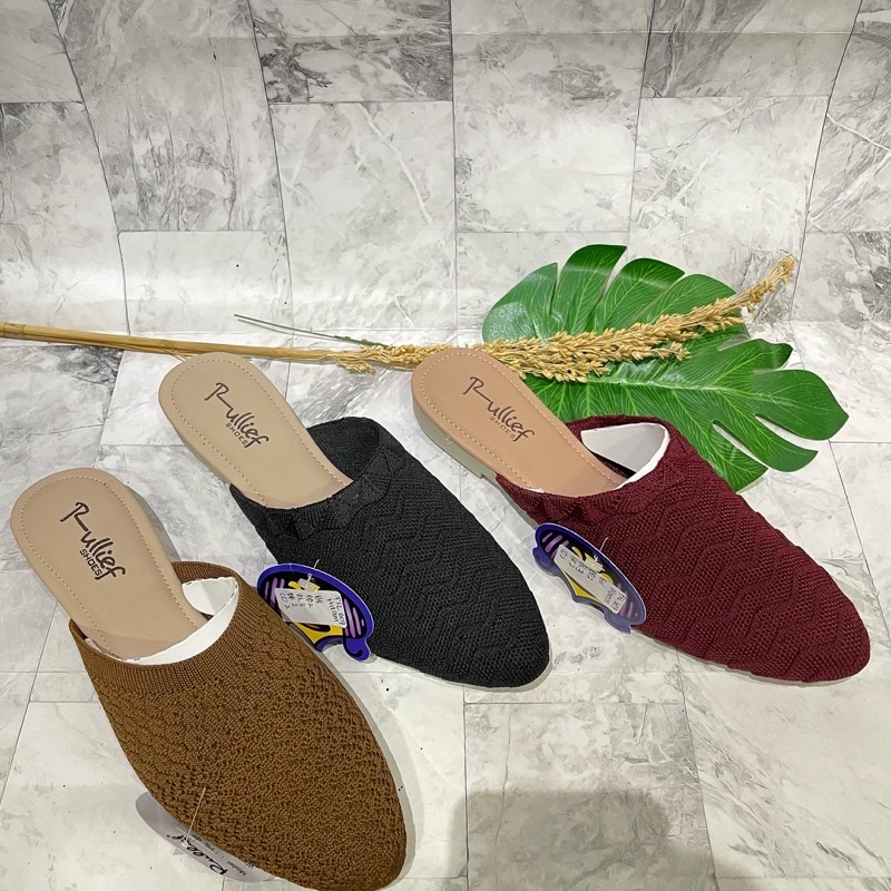 SEPATU SANDAL SLOP RULLIEF FSL 606 FSL 607 - SLOP RAJUT WANITA