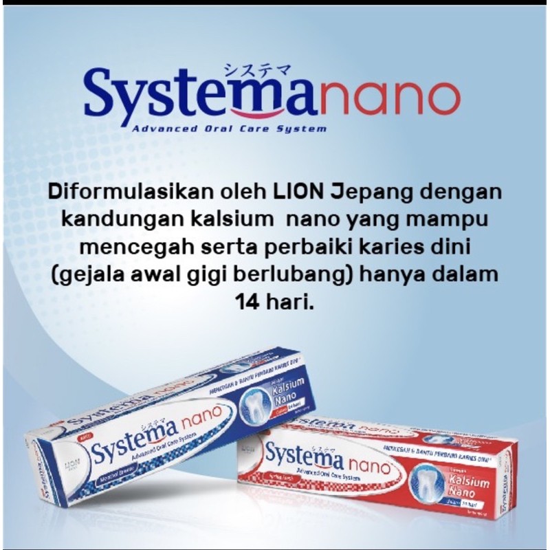 Systema Nano Odol Pasta Gigi 190 grm