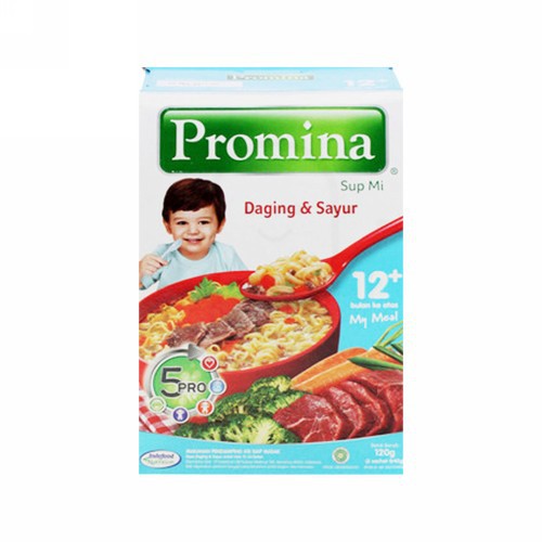 

Promina sup mi daging dam sayur 120 grm box