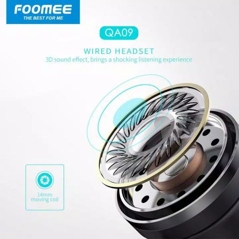 Foomee QA09s Wired Headset