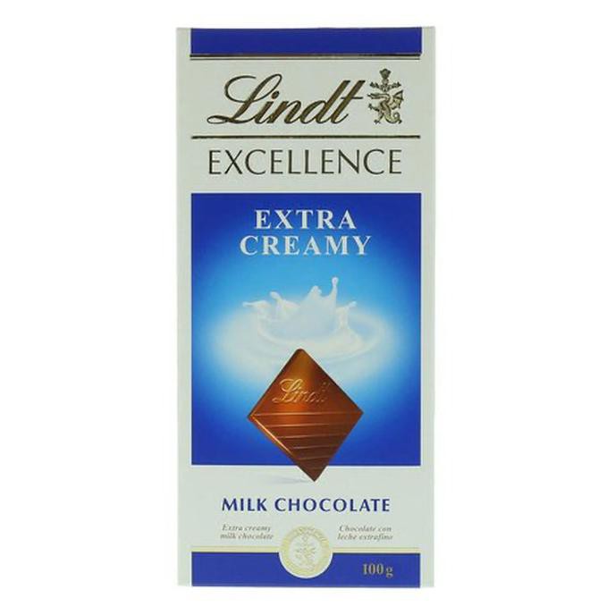 

LINDT EXCELLENT EXTRA CREAMY MILK CHOCOLATE 100 GRAM