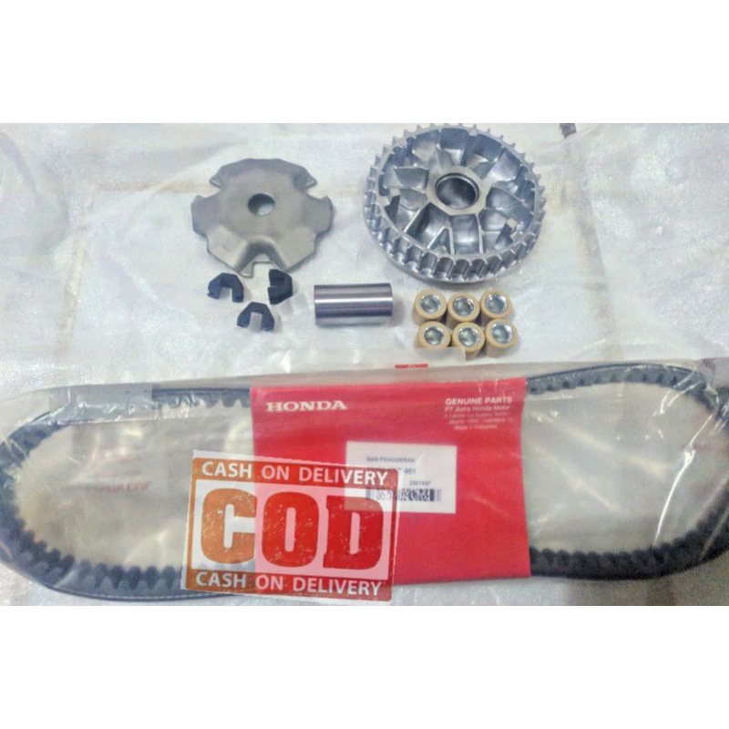 PAKET Set Rumah roler + Van belt AHM Honda Beat pop fi spacy scoopy esp vario 110 led esp fi karbu b