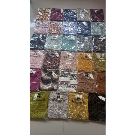 MOZZA DRESS BY KANAYA BRAND DASTER KIMONO FLOWLY Daster Busui Sematakaki Daster bumil Daster motif D