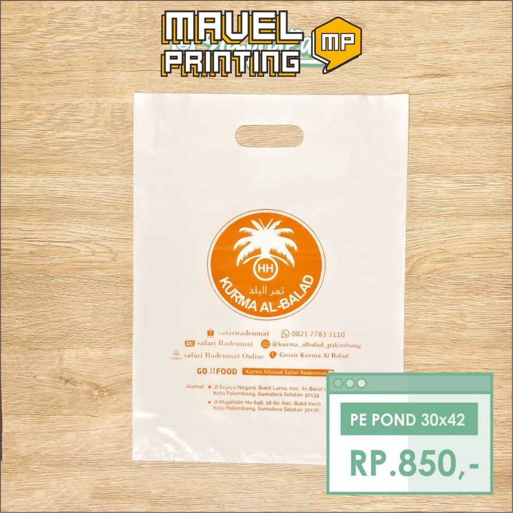 

Plastik Sablon Murah Plong PE PERSEGI 30 x 42