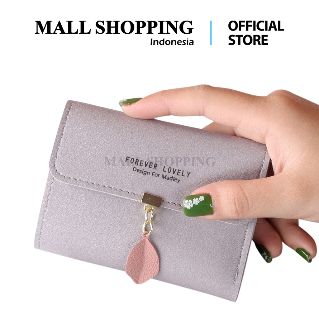 (COD) Dompet Lipat Fashion Forever Young Dompet Daun Dompet Kulit MALLSHOPPING