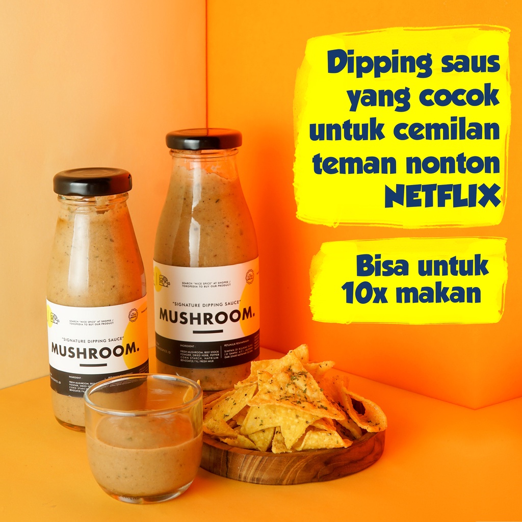 

Saus Saus Keju Saus BBQ Cheese Sauce Carbonara Sauce dari NICE SPICE 250ml