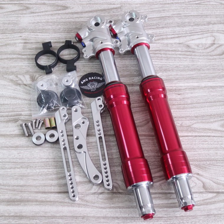 Shock Depan NMAX Upside Down RPD Red / Merah Front Shockbreaker