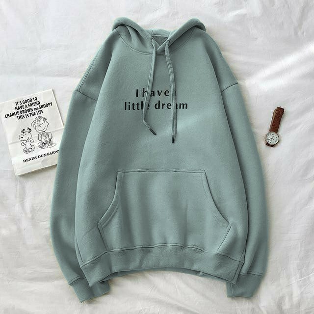 I HAVE LITTLE DREAM HOODIE UNISEX - ATASAN KEKINIAN TERLARIS