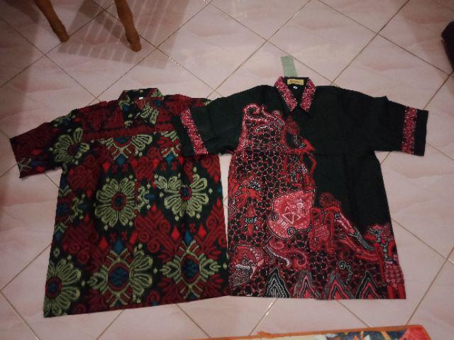 Diskon Bswart Batik Hrb026 Kenongo Hem Pendek Anjani Biru Pekalongan M L Xl Batik Pria Murah Modern