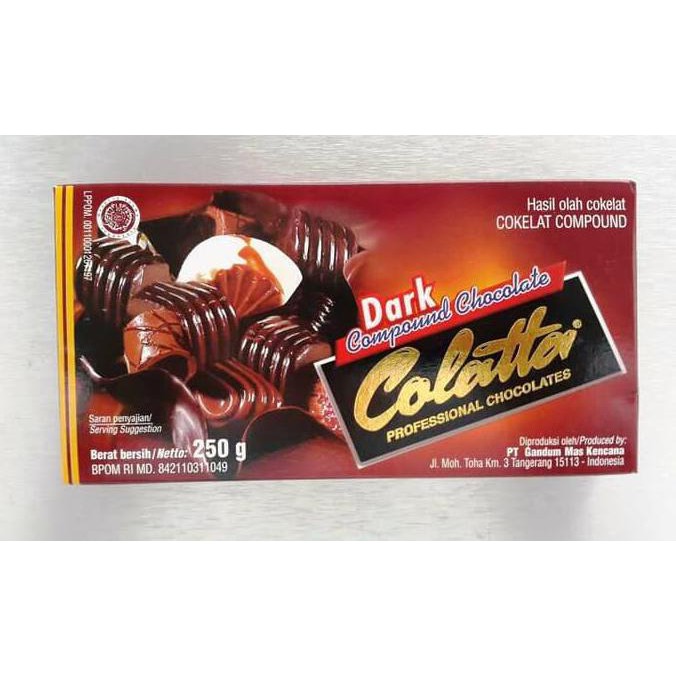 

31.87-Kue- Colatta Dark Compound Chocolate 250Gr -Terlengkap-Termurah-Dijamin.