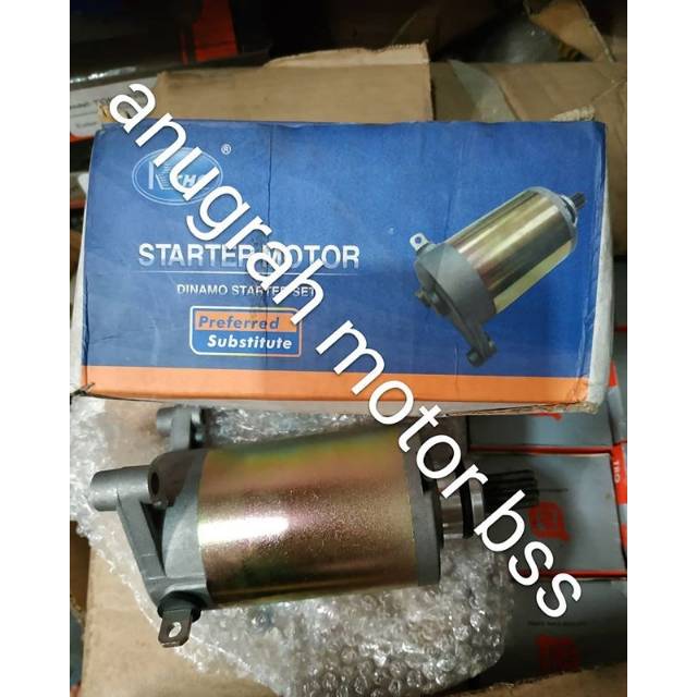 Dinamo starter assy sepeda motor thunder 125 merk rthc sparepart