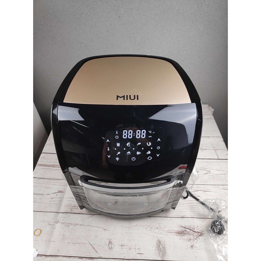 MIUI Smart Air Fryer Oven Mesin Penggoreng Tanpa Minyak 10L - HIC-AF-8081D - Black