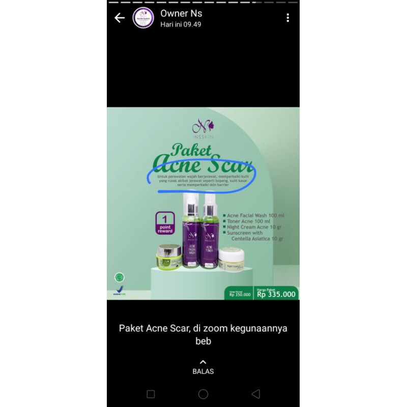 pket acne new nsskin