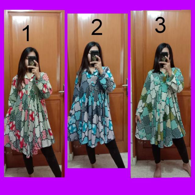 tunik batik etnik busui