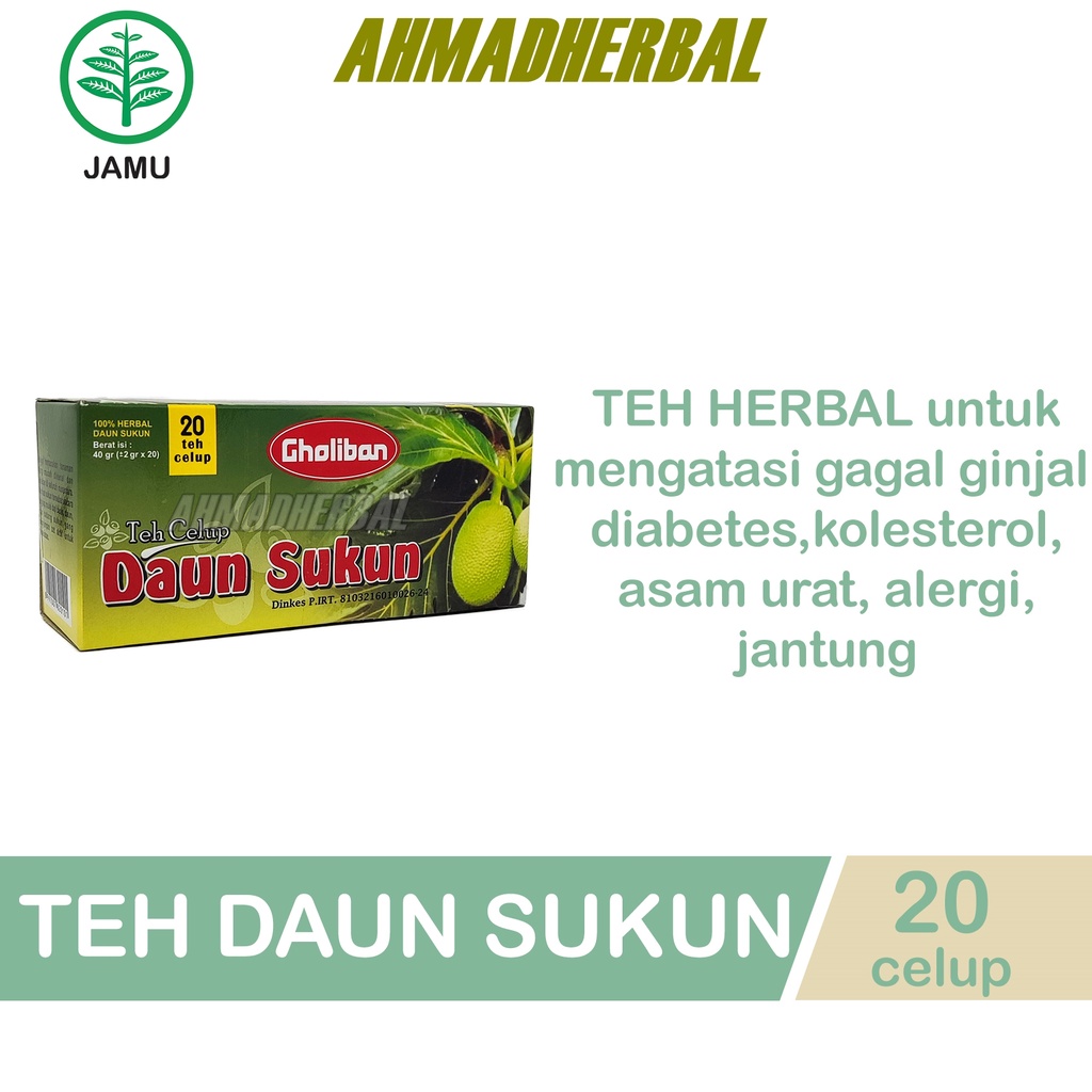 

TEH CELUP DAUN SUKUN GLB GHOLIBAN 20 CELUP