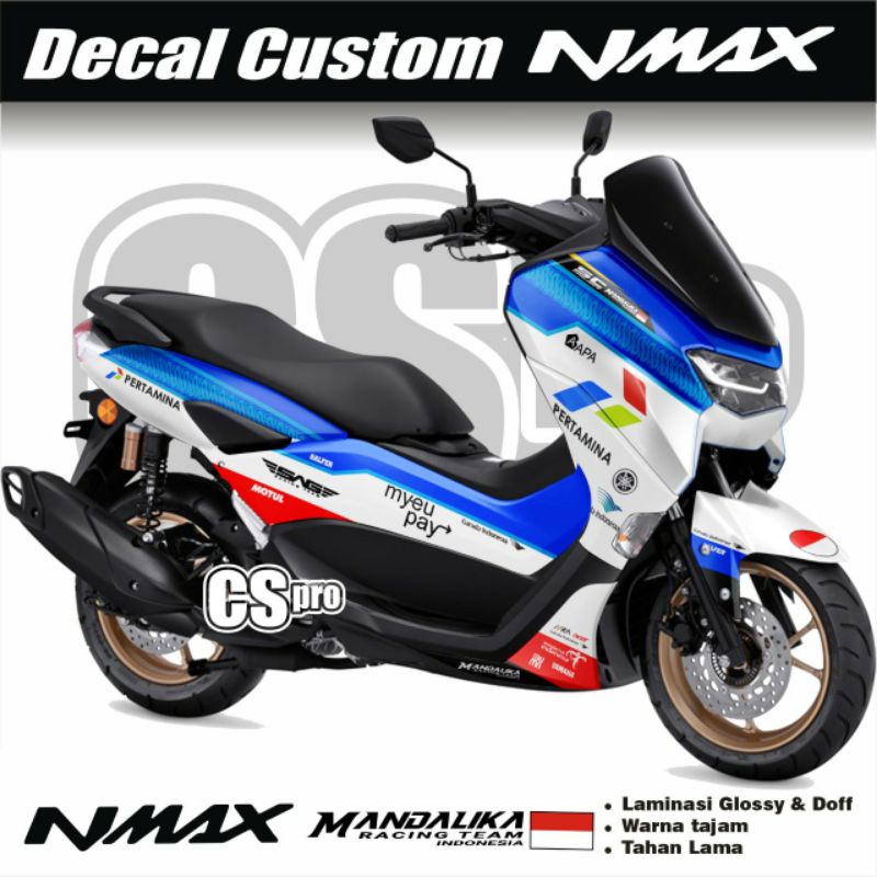 DECAL NMAX NEW 2020 MANDALIKA STICKER FULL BODY