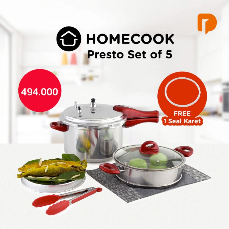 Panci Homecook Presto Set Of 5