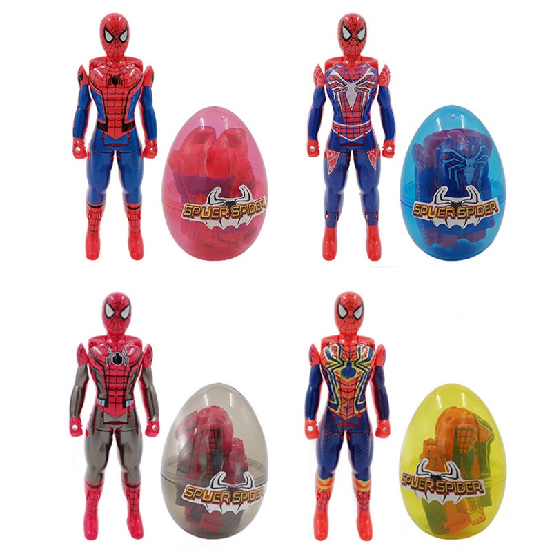 2022 Mainan Action Figure Spiderman Berubah Bentuk Untuk Koleksi / Hadiah Anak