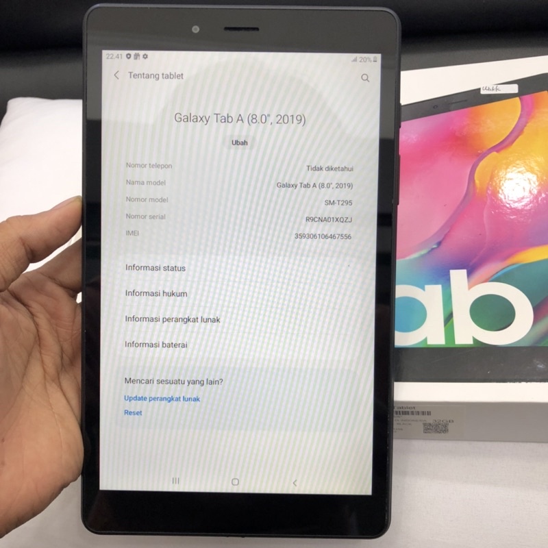 Samsung Tab A8 LTE 2019 Second