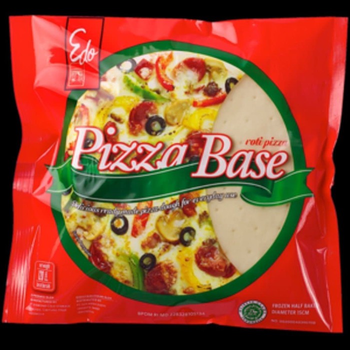 Pizza Base Edo (Diameter 15cm) adonan pizza tepung pizza kulit pizza