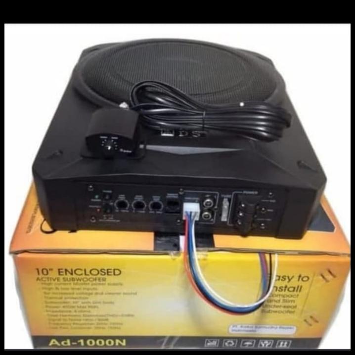 Subwoofer Aktif 10" Slim Kolong Jok Ads Ad 1000N